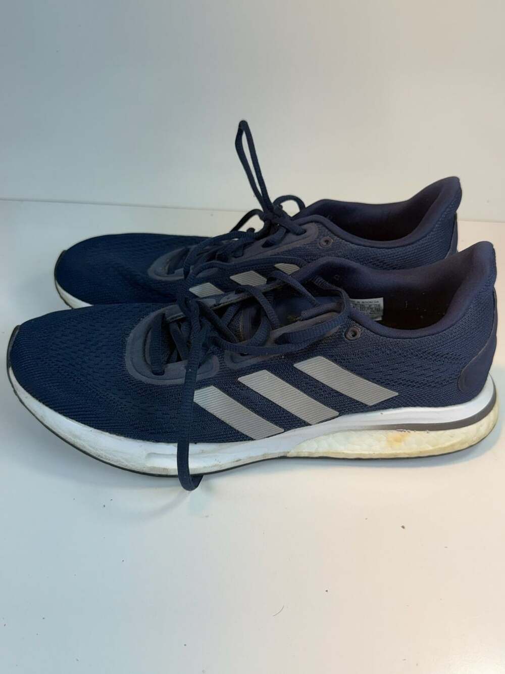 Adidas Supernova Size 10.5 Navy Blue Running Shoes